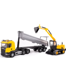 EMEK SCANIA HIEKKAPUOLIPERÄREKKA+KAIVURI Main Image