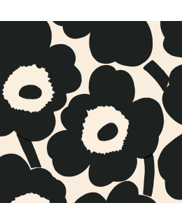 MARIMEKKO UNIKKO MUSTA 24CM LAUTASLIINA Main Image