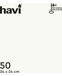 HAVI VALKOINEN 50 KPL 24 CM LAUTASLIINA Main Image