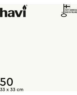 HAVI VALKOINEN 50 KPL 33 CM LAUTASLIINA Main Image