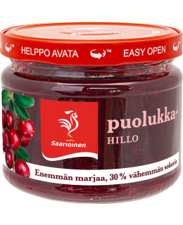 SAARIOINEN 320G VÄH.SOK. PUOLUKKAHILLO Main Image