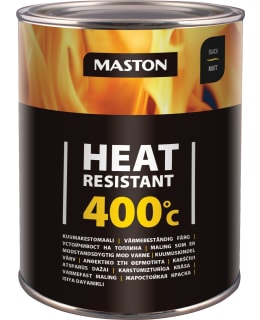 MASTON 400C MUSTA 1L KUUMAKESTOMAALI Main Image