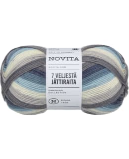 NOVITA 7 VELJ JÄTTIRAITA 150G 8261 LANKA Main Image