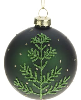 WEISTE 13369 8CM TUMMANVIHREÄ LASIPALLO Main Image