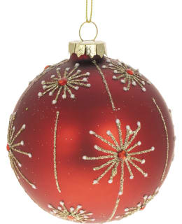 WEISTE 13376 8CM PUNAINEN LASIPALLO Main Image