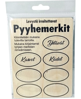 JOHAN 7 KPL OVAALI PUU PYYHEMERKKI Main Image