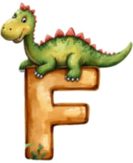 JOHAN DINOSAURUS F KIRJAINMAGNEETTI Main Image