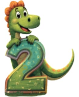 JOHAN DINOSAURUS 2 NUMEROMAGNEETTI Main Image