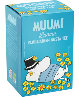 NQ MUUMI VANILJAINEN MUSTA TEE 20 PS Main Image