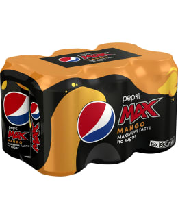 PEPSI MAX MANGO 0,33L 6-PACK V.JUOMA TLK Main Image
