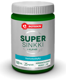 BIOTEEKIN SPR SINKKI 100TABL RAVINTOLISÄ Main Image