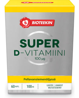 BIOTEEKIN SPR D 100UG 60KAPS RAVINTOLISÄ Main Image