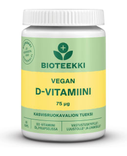 BIOTEEKIN VEG D 75UG 60KAPS RAVINTOLISÄ Main Image
