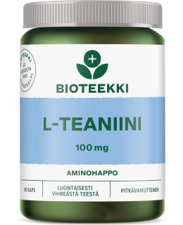 BIOTEEKKI FOOD SUPPL L-TEANINE 90 CAPS. Main Image