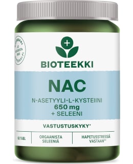 BIOTEEKKI NAC + SELEENI 60TABL RAV.LISÄ Main Image