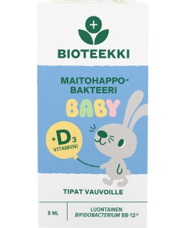 BIOTEEKKI MAITOHAPPOBAK.BABY+D3 TIPAT8ML Main Image