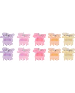 IBERO 54310 BUTTERFL 10PCS KIDS HAIRCLI Main Image
