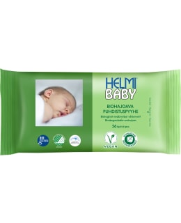 HELMI BABY BIO 56 KPL PUHDISTUSPYYHE Main Image