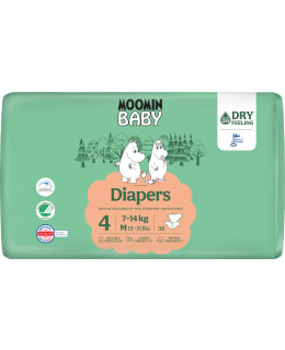 MOOMIN BABY 4, 7-14 KG 38PCS OPEN DIAPER Main Image