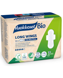 VUOKKOSET BIO LONG WINGS 10 KPL SIDE Main Image