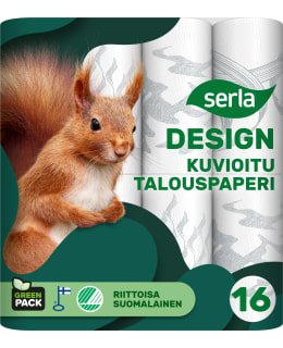 SERLA KUVIOITU 16 RL TALOUSPYYHE Main Image