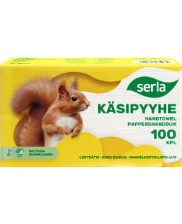SERLA VALKOINEN 100 KPL KÄSIPYYHE Main Image