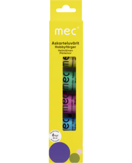 M.E.C 6 X 25ML HILMIÄINEN ASKARTELUVÄRI Main Image