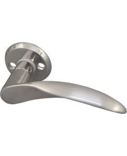 Pisla Leone brushed chrome intermediate door button Main Image