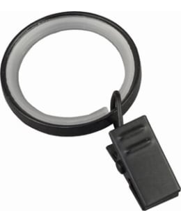 PISLA 16MM KIILTÄVÄ MUSTA VERHORENGAS Main Image