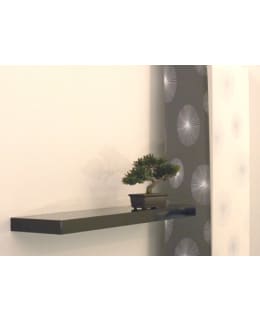 Pisla 80 x 25 cm kiiltävä musta hyllylevy Main Image