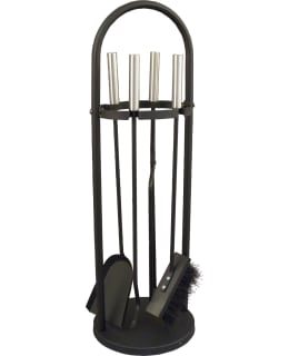 Pisla HTT890 teräs/musta takkavälinesarja Main Image