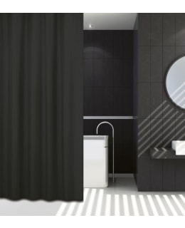 PISLA 180X200 CM MUSTA SUIHKUVERHO Main Image