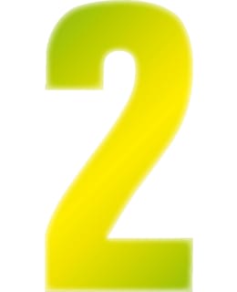 PISLA 17CM KELT HEIJASTAVA NUMEROTARRA 2 Main Image