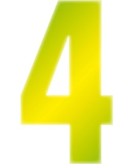 PISLA 17CM KELT HEIJASTAVA NUMEROTARRA 4 Main Image