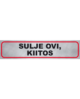 PISLA OPASTETARRA "SULJE OVI, KIITOS" Main Image