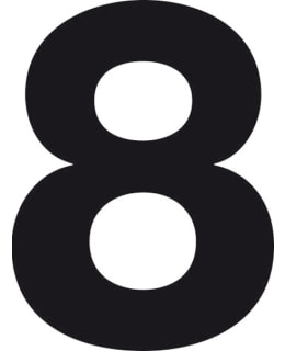 PISLA 8CM MUSTA NUMEROTARRA 8 Main Image