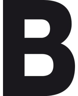 PISLA 8CM MUSTA KIRJAINTARRA B Main Image