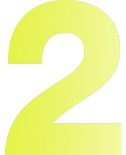 PISLA 8CM KELT HEIJASTAVA NUMEROTARRA 2 Main Image