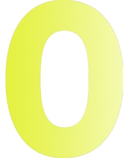 PISLA 8CM KELT HEIJASTAVA NUMEROTARRA 0 Main Image