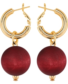 AARIKKA VALMA U690K/RED/GOLD EARRINGS Main Image