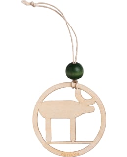 AARIKKA REINDEER D6X16CM WOOD ORNAMENT Main Image