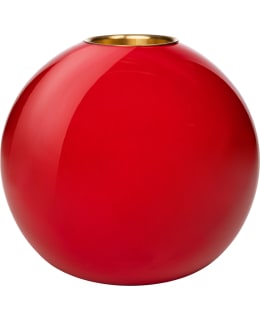 AARIKKA PALLO 11CM RED/G CANDLE HOLDER Main Image
