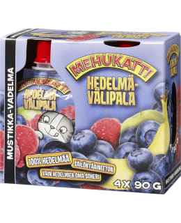 Mehukatti 4x90g mustikka-vadelma hedelmävälipala Main Image
