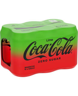 CC ZERO SUGAR LIME 0,33L 6P V.JUOMA TLK Main Image