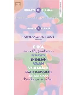 HIDASTA ELÄMÄÄ 2026 PERHEKALENTERI Main Image