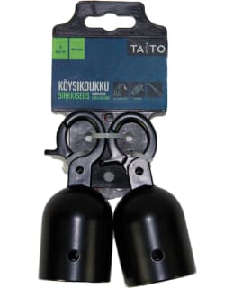 TAITO 2KPL 40MM MUSTA KÖYSIKOUKKU Main Image