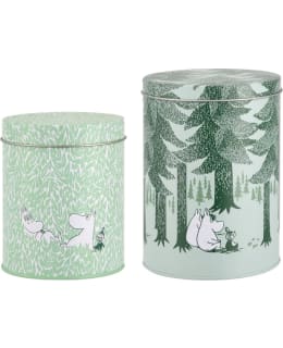 MOOMIN TIN JARS FOREST 11CM AND 15CM Main Image