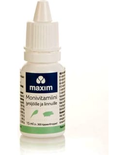 MAXIM MONIVITAMIINI LINNUT/JYRSIJÄT 15ML Main Image
