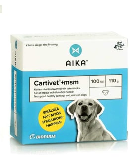 AIKA CARTIVET +MSM 100TABL TÄYD.REHU Main Image