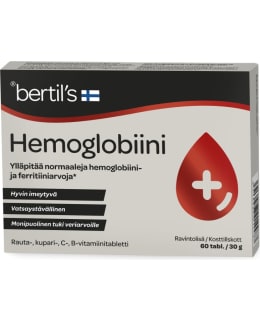 BERTILS HEMOGLOBIINI 60TABL RAVINTOLISÄ Main Image